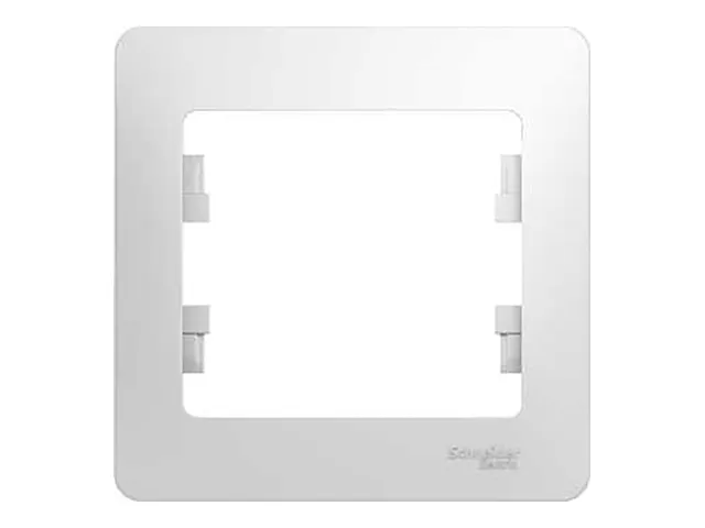 рамка 1 пост SCHNEIDER ELECTRIC Glossa, белый